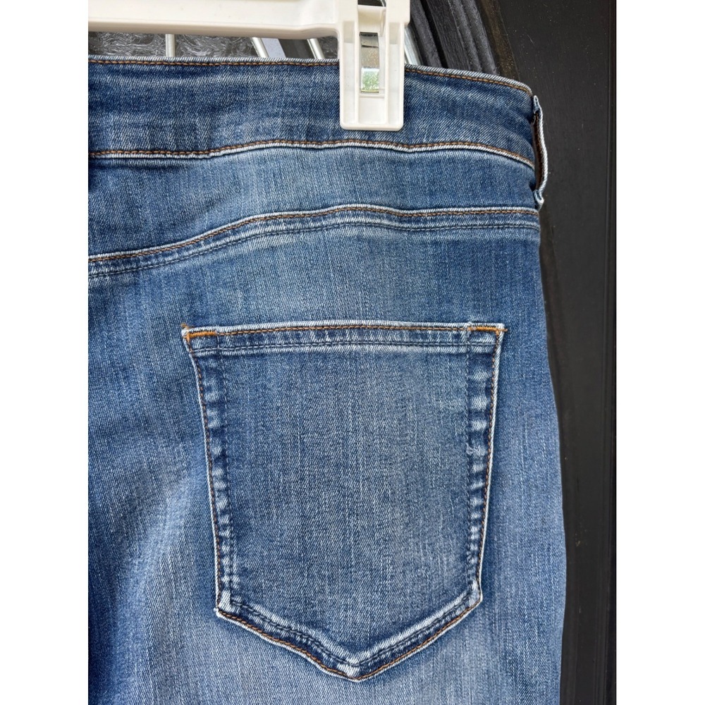 ASOS Denim Womens High Rise Skinny Jeans Blue Medium Wash Size UK 18/32 - Picture 9 of 13
